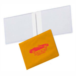 PORTA DOCUMENTO DUPLO- PVC FLEXÍVEL 0,2MM - FORRO EM PAPELÃO - 2g | 1X0 - 500 unidades | CONDO0068