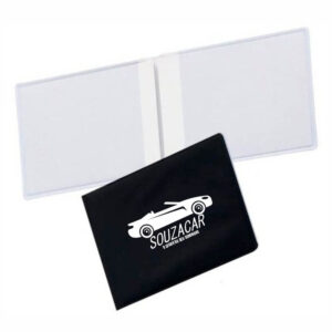 PORTA DOCUMENTO DUPLO- PVC FLEXÍVEL 0,2MM - FORRO EM PAPELÃO - 2g | 1X0 - 500 unidades | CONDO0071