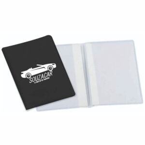 PORTA DOCUMENTO DUPLO- PVC FLEXÍVEL 0,2MM - FORRO EM PAPELÃO - 2g | 1X0 - 500 unidades | CONDO0077