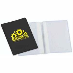 PORTA DOCUMENTO DUPLO- PVC FLEXÍVEL 0,2MM - FORRO EM PAPELÃO - 2g | 1X0 - 3000 unidades | CONDO0121