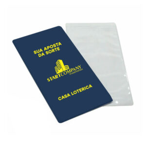 PORTA VOLANTE DE LOTERIA-PVC FLEXÍVEL 0,2M-FORRO EM PAPELÃO - 2g | 1X0 - 3000 unidades | CONDO0130