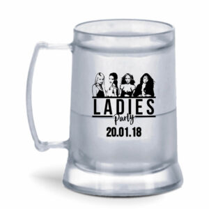 CANECA COM GEL INCOLOR DE 300ML DE COR CRISTAL - 10g | 1X0 - 50 unidades | CONDO0635