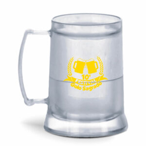 CANECA COM GEL INCOLOR DE 300ML DE COR CRISTAL - 10g | 1X0 - 100 unidades | CONDO0636