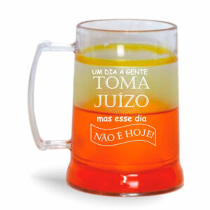 CANECA COM GEL COLORIDO DE 300ML DE COR CRISTAL - 10g | 1X0 - 3000 unidades | CONDO0670