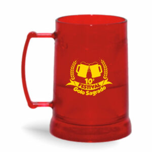 CANECA COM GEL INCOLOR DE 300ML DE COR TRANSPARENTE COLIRIDA - 10g | 1X0 - 100 unidades | CONDO0672