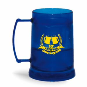 CANECA COM GEL INCOLOR DE 300ML DE COR TRANSPARENTE COLIRIDA - 10g | 1X0 - 100 unidades | CONDO0678