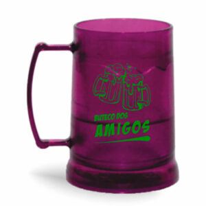 CANECA COM GEL INCOLOR DE 300ML DE COR TRANSPARENTE COLIRIDA - 10g | 1X0 - 1000 unidades | CONDO0699