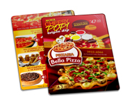 PVC BRANCO - CARDAPIO - 50g | 4X4 - 100 unidades | CP344100CO