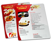 PLASTICO COMPACTO-CARDAPIO - 50g | 4X4 - 25 unidades | CPC34425