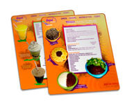 PLASTICO COMPACTO-CARDAPIO - 50g | 4X4 - 8 unidades | CPC44410