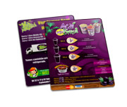 PLASTICO COMPACTO-CARDAPIO - 50g | 4X4 - 100 unidades | CPC544100