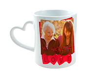 CANECA CORAÇÃO BRANCA - 10g | 4X0 - 10 unidades | CPCR10