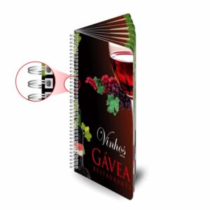 PVC BRANCO - CARDAPIO - 50g | 4X4 - 4 unidades | CPCW10301