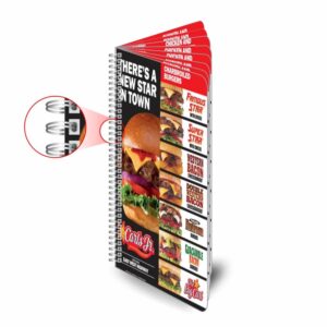 PVC BRANCO - CARDAPIO - 50g | 4X4 - 12 unidades | CPCW1030B