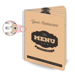 PVC BRANCO - CARDAPIO - 50g | 4X4 - 2 unidades | CPCW12E