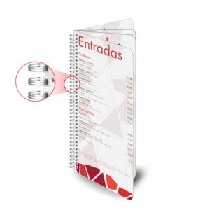 PVC BRANCO - CARDAPIO - 50g | 4X4 - 10 unidades | CPCW2405A