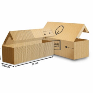 CAIXA DE CARTAO PERSONALIZADA - CAPACIDADE 1000 - 340g | 1X0 - 500 unidades | CX1000P4