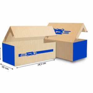 CAIXA DE CARTAO PERSONALIZADA - CAPACIDADE 250 - 340g | 1X0 - 250 unidades | CX250P3