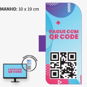 DISPLAY DE MONITOR - PVC BRANCO 0,50 - 50g | 4X0 - 24 unidades | DPL01M24C