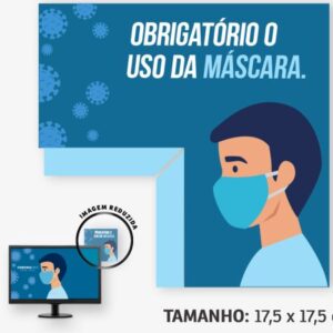 DISPLAY DE MONITOR - PVC BRANCO 0,50 - 50g | 4X0 - 8 unidades | DPL03M8C