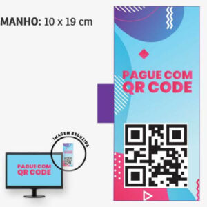 DISPLAY DE MONITOR - PVC BRANCO 0,50 - 50g | 4X0 - 24 unidades | DPL04M24C