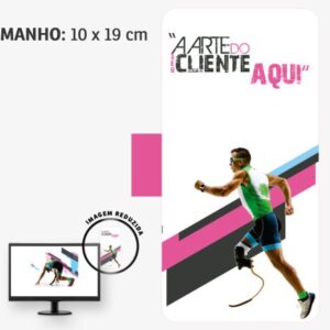 DISPLAY DE MONITOR - PVC BRANCO 0,50 - 50g | 4X0 - 4 unidades | DPLM02C
