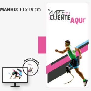 DISPLAY DE MONITOR - PVC BRANCO 0,50 - 50g | 4X0 - 4 unidades | DPLM04C