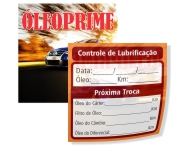 ADESIVO VINIL TRANSPARENTE TROCA DE OLEO - 120g | 4X4 - 1000 unidades | ETQTOHC