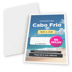 APERGAMINHADO - 240g | 4X0 - 50 unidades | FA2441C50