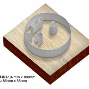 TAG MAX OVAL - FACA - 10g | 0X0 - 1 unidade | FACTMX2