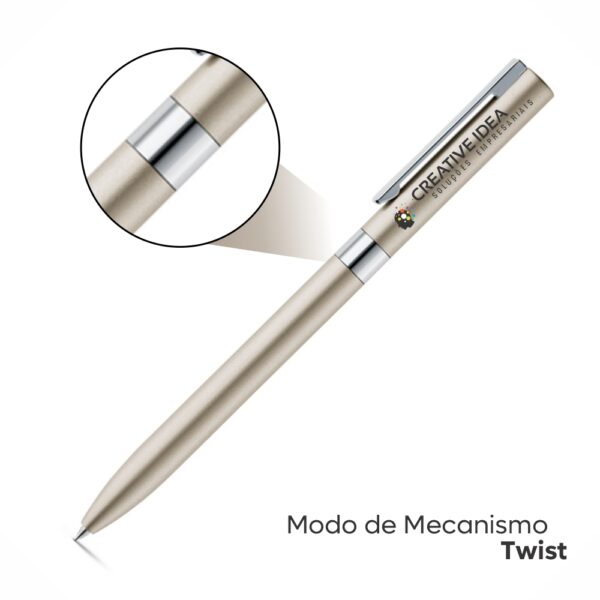 CANETAS ESFEROGRÁFICAS - METALIZADAS - 10g | 4X4 - 10 unidades | GIFT0171