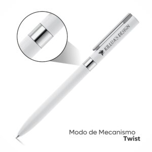 CANETAS ESFEROGRÁFICAS - METALIZADAS - 10g | 4X0 - 50 unidades | GIFT0575