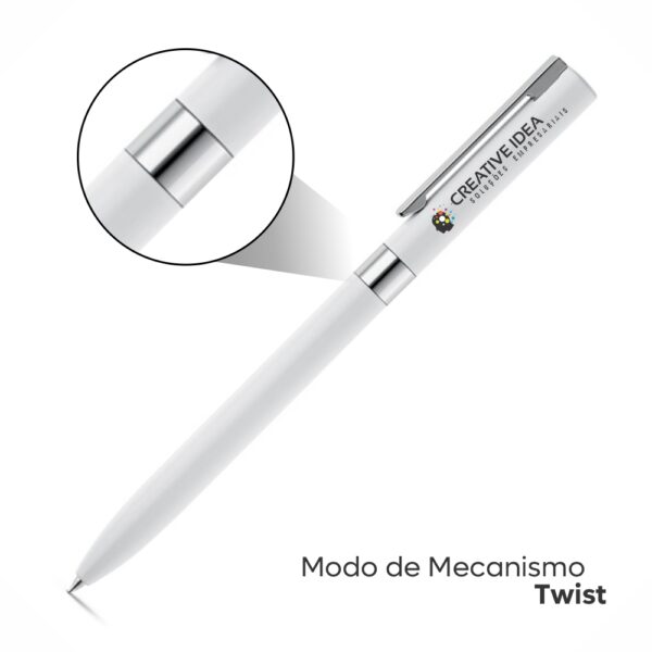 CANETAS ESFEROGRÁFICAS - METALIZADAS - 10g | 4X0 - 10 unidades | GIFT0577