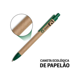 CANETAS ESFEROGRÁFICAS - ECOLOGICAS - 10g | 4X0 - 100 unidades | GIFT0594