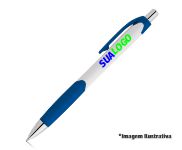 CANETAS ESFEROGRÁFICAS - METALIZADAS - 10g | 4X0 - 100 unidades | GIFT0709