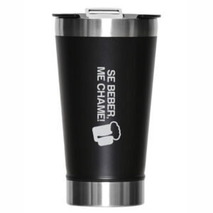 COPO TÉRMICO COM ABRIDOR - PAREDE DUPLA E AÇO - 470ML - 10g | 1X0 - 5 unidades | GIFT1333