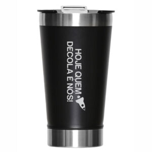 COPO TÉRMICO COM ABRIDOR - PAREDE DUPLA E AÇO - 470ML - 10g | 1X0 - 1 unidade | GIFT1334