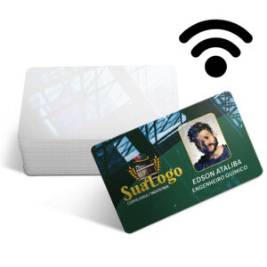 CARTÃO DE PROXIMIDADE - PVC BRANCO - 76g | 4X0 - 10 unidades | GIFT1436