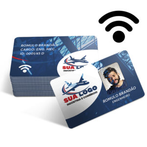 CARTÃO DE PROXIMIDADE - PVC BRANCO - 76g | 4X4 - 1 unidade | GIFT1437