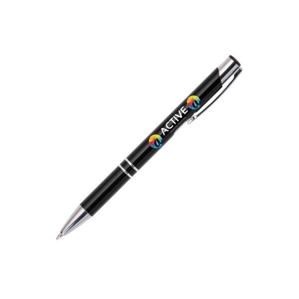 CANETAS ESFEROGRÁFICAS - METALIZADAS - 10g | 4X0 - 100 unidades | GIFT2100