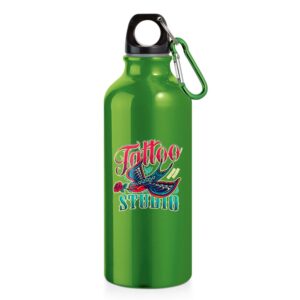 DTF - 94623 SQUEEZE DE ALUMINIO COM MOSQUETAO - 500ML - 10g | 4X0 - 5 unidades | GIFT2312