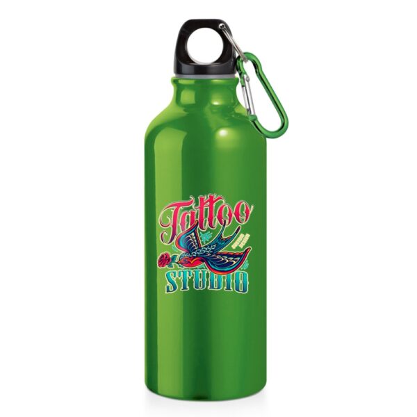 DTF - 94623 SQUEEZE DE ALUMINIO COM MOSQUETAO - 500ML - 10g | 4X0 - 5 unidades | GIFT2312