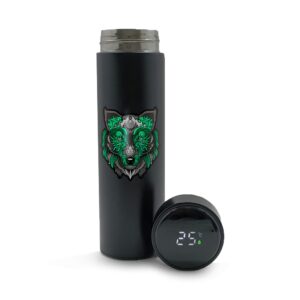 DTF - GARRAFA TÉRMICA MODELO TERMÔMETRO - 500ML - 10g | 4X0 - 5 unidades | GIFT2358