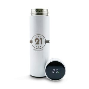 GARRAFA TÉRMICA MODELO TERMÔMETRO - 500ML - 10g | 1X0 - 10 unidades | GIFT2367