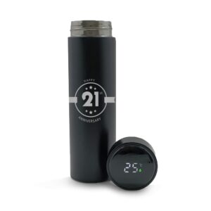 GARRAFA TÉRMICA MODELO TERMÔMETRO - 500ML - 10g | 1X0 - 10 unidades | GIFT2370