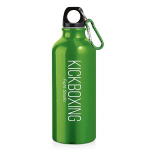 94623 SQUEEZE DE ALUMINIO COM MOSQUETAO -500ML - VERDE - 10g | 1X0 - 5 unidades | GIFT2706