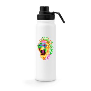 DTF - GARRAFA TÉRMICA ESPORTIVA BICO RETO - 800ML - 10g | 4X0 - 5 unidades | GIFT2768