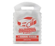LIXEIRA PARA CARRO GRANDE BRANCO - 45g | 1X0 - 50 unidades | LXCB50G
