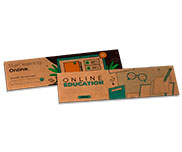 PAPEL KRAFT - MARCADOR DE PG - 250g | 4X4 - 100 unidades | PK2MP4100