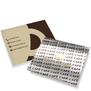 METALIZADO FRENTE - POSTAIS - 250g | 4X4 - 250 unidades | PM444250